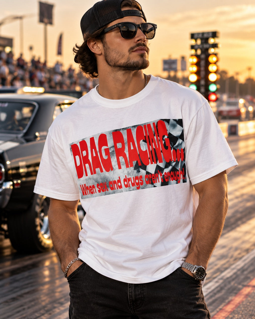 Drag Racing Graphic Tee