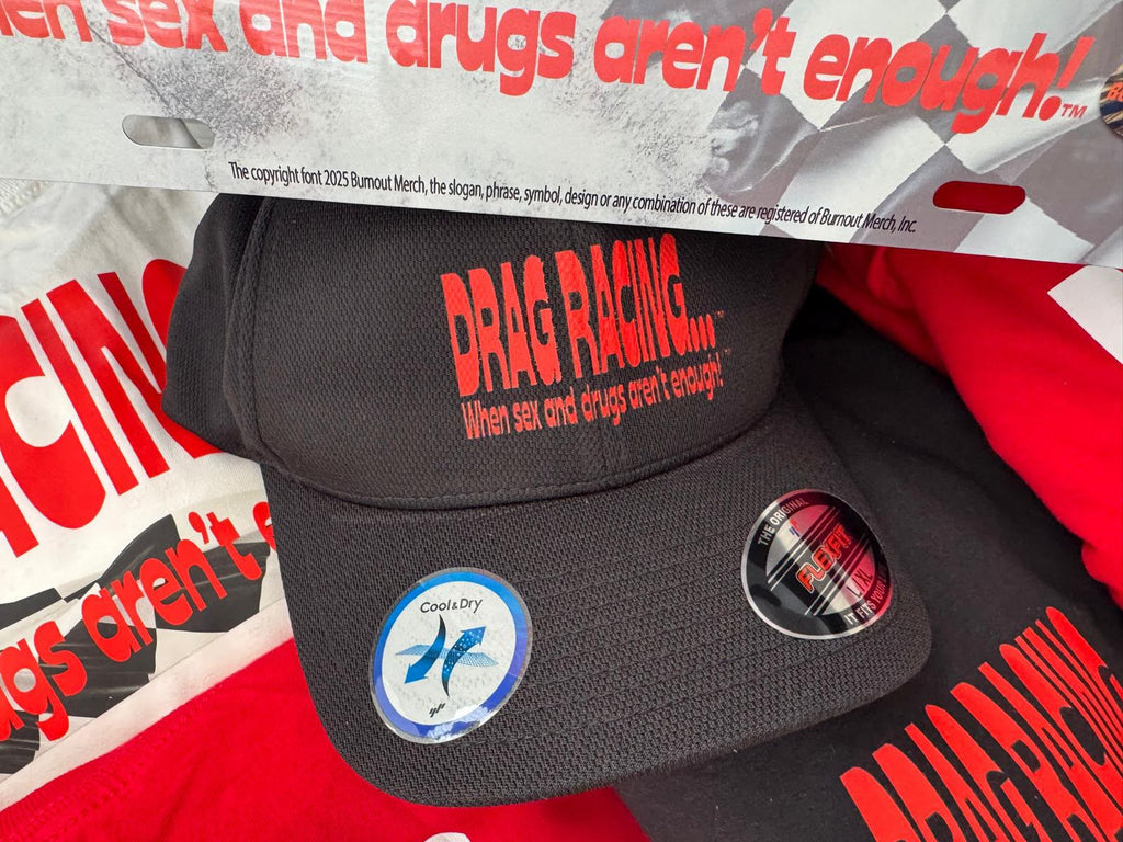 Drag Racing Embroidered Dry-Fit Cap
